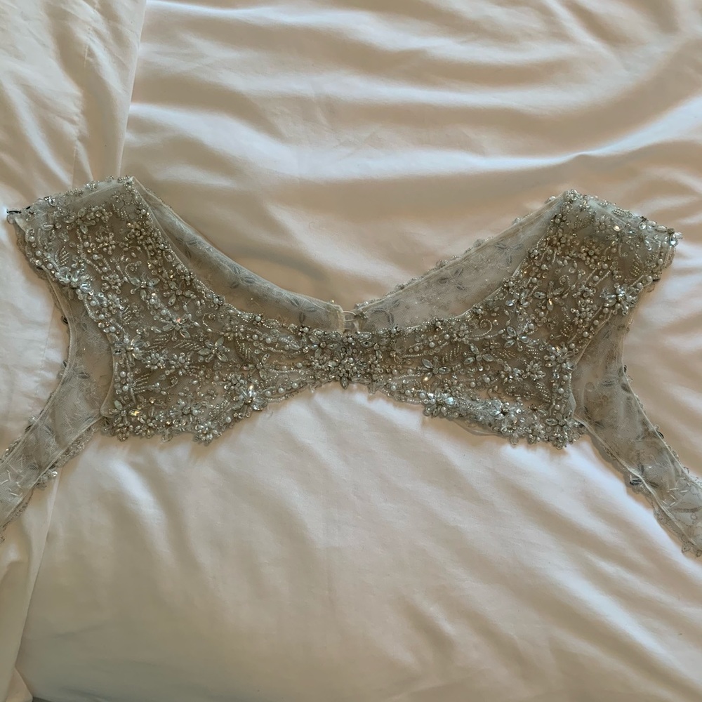 Beaded shoulder straps